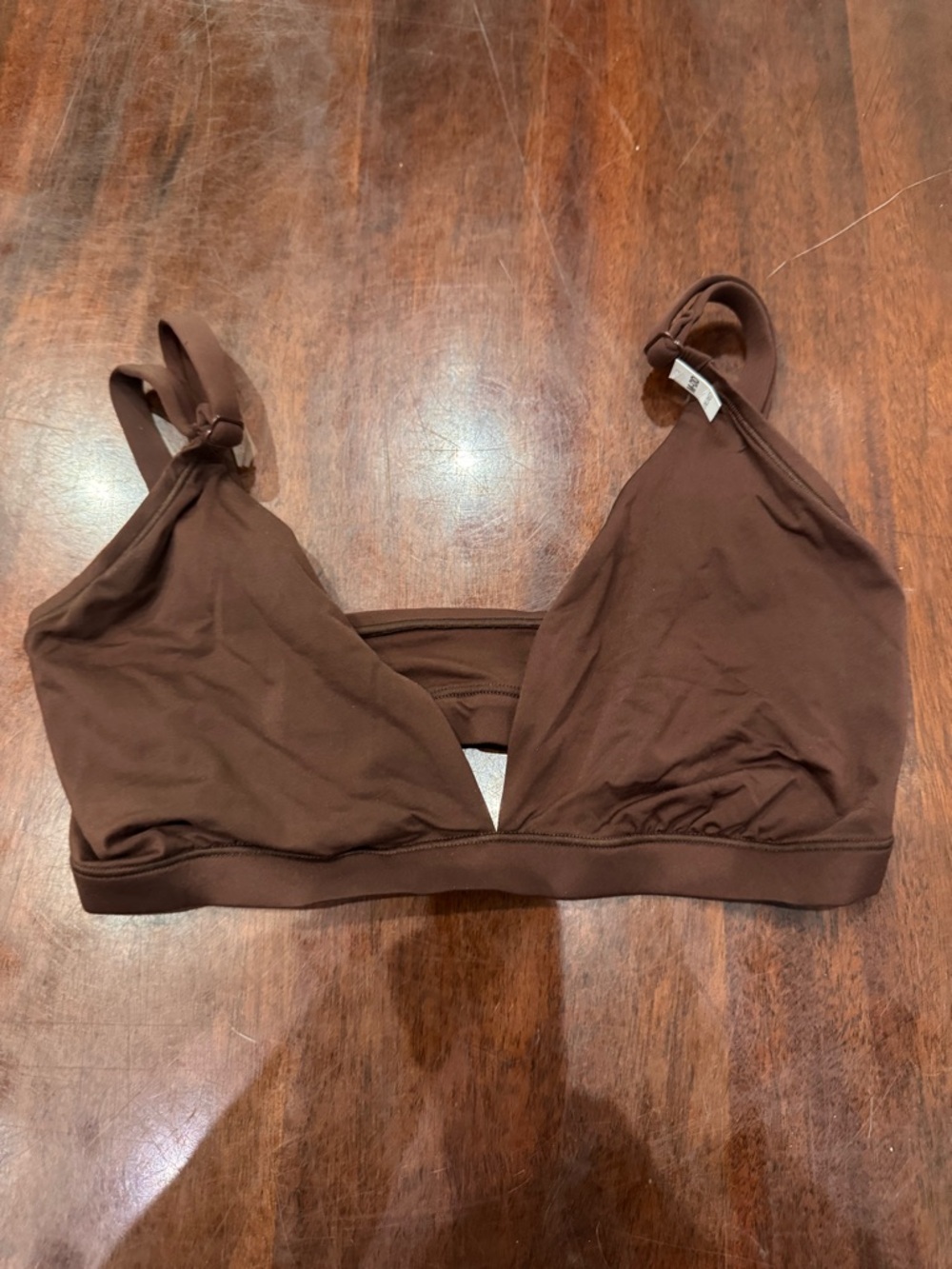 PINK Victoria's Secret Brown Soft Triangle Bralette
